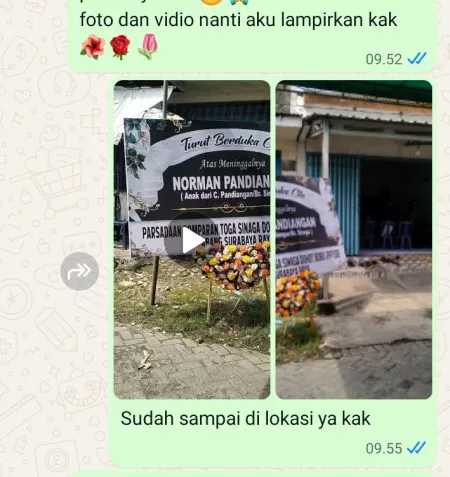 Pengiriman Karangan Bunga Outdoor Wedding Bekasi