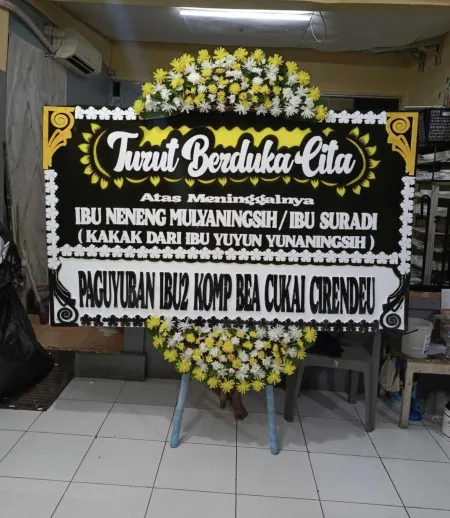 Papan Bunga Duka Outdoor Wedding Bekasi